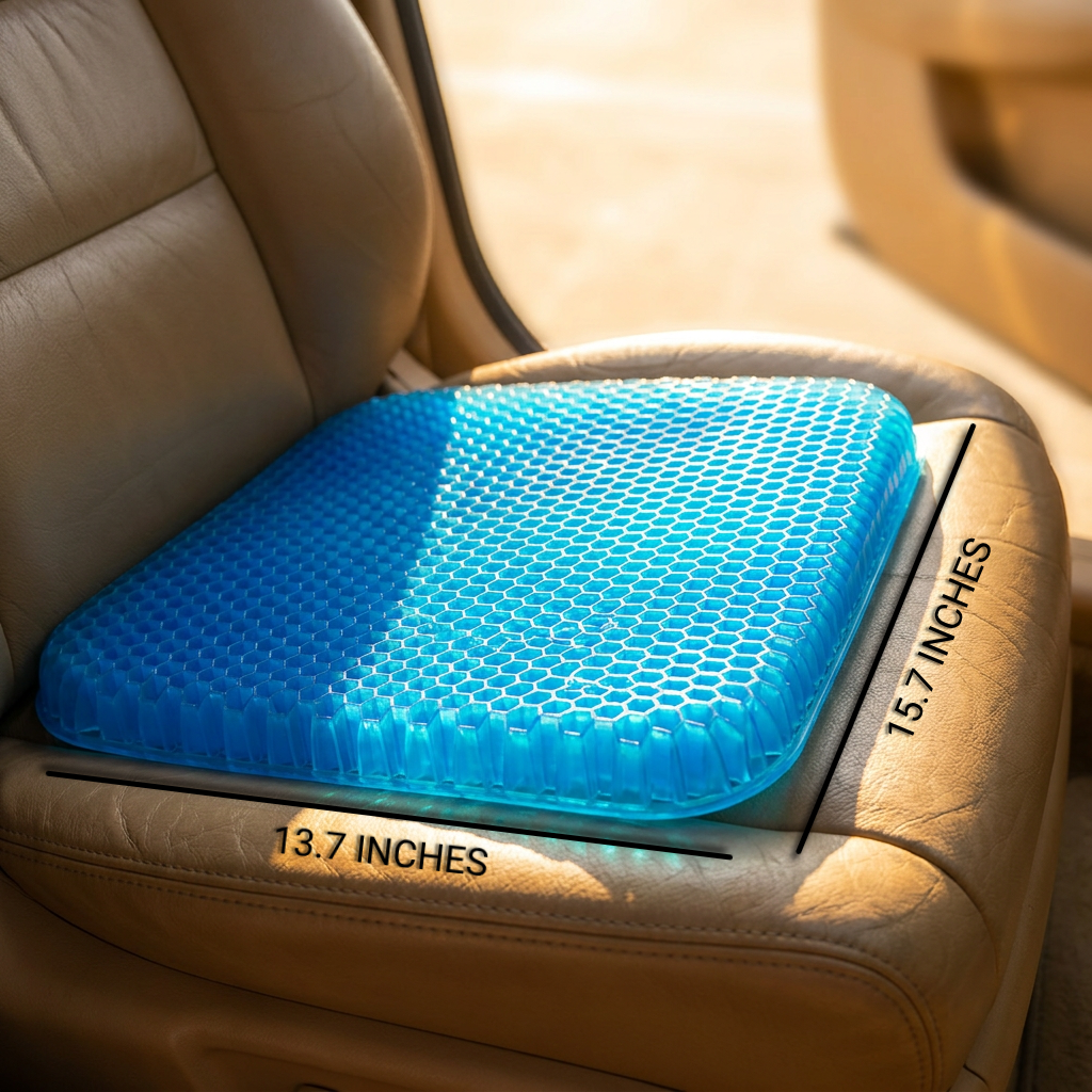 Milevera Gel-Grid Car Seat Cushion
